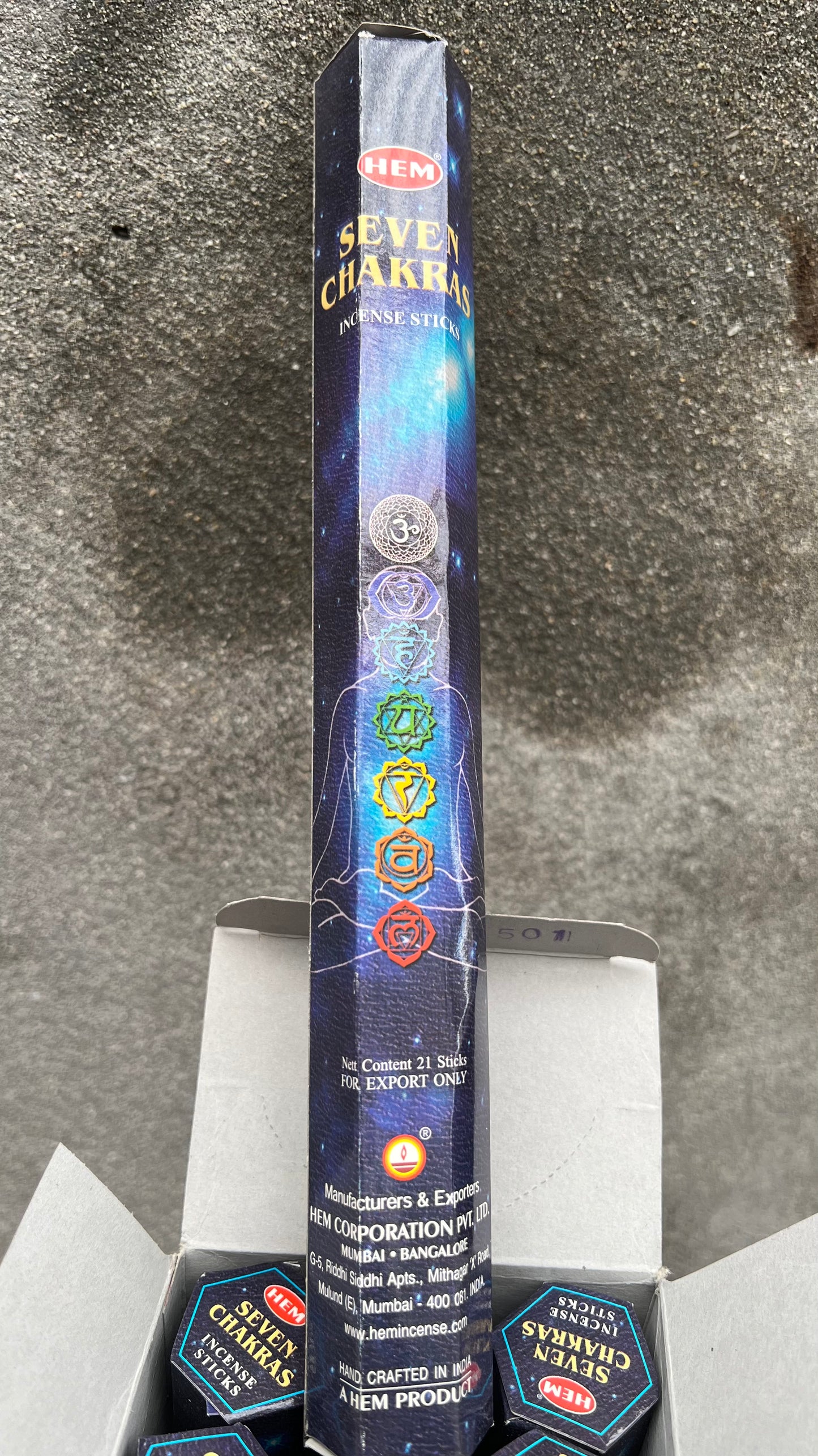 Seven Chakras Incense Sticks