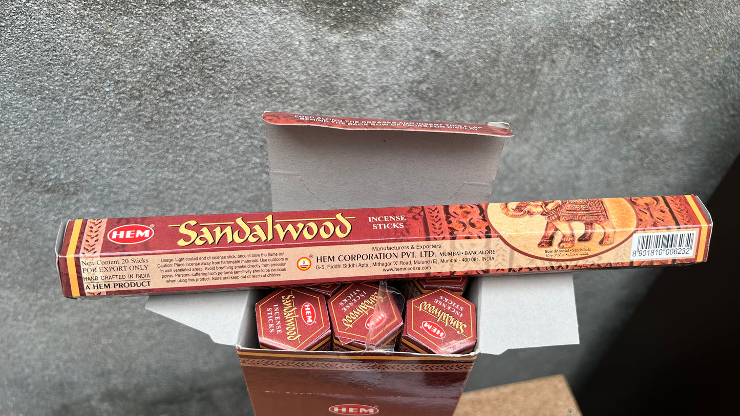 Sandalwood Incense Sticks