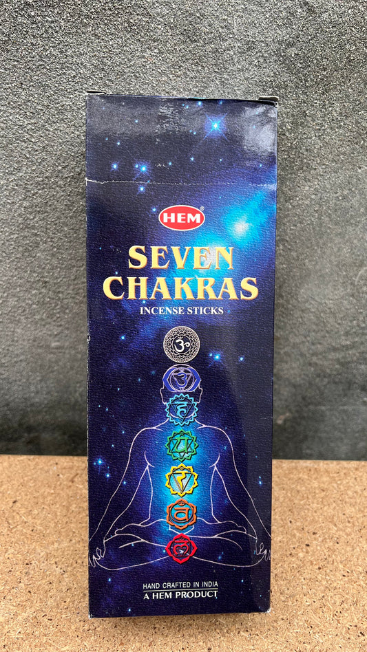Seven Chakras Incense Sticks