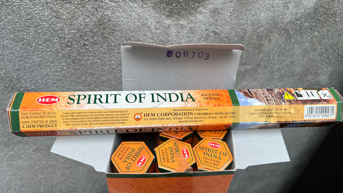 Spirit of India Incense Sticks